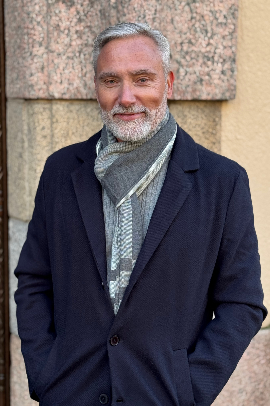 Sjaal - grijs - mannen