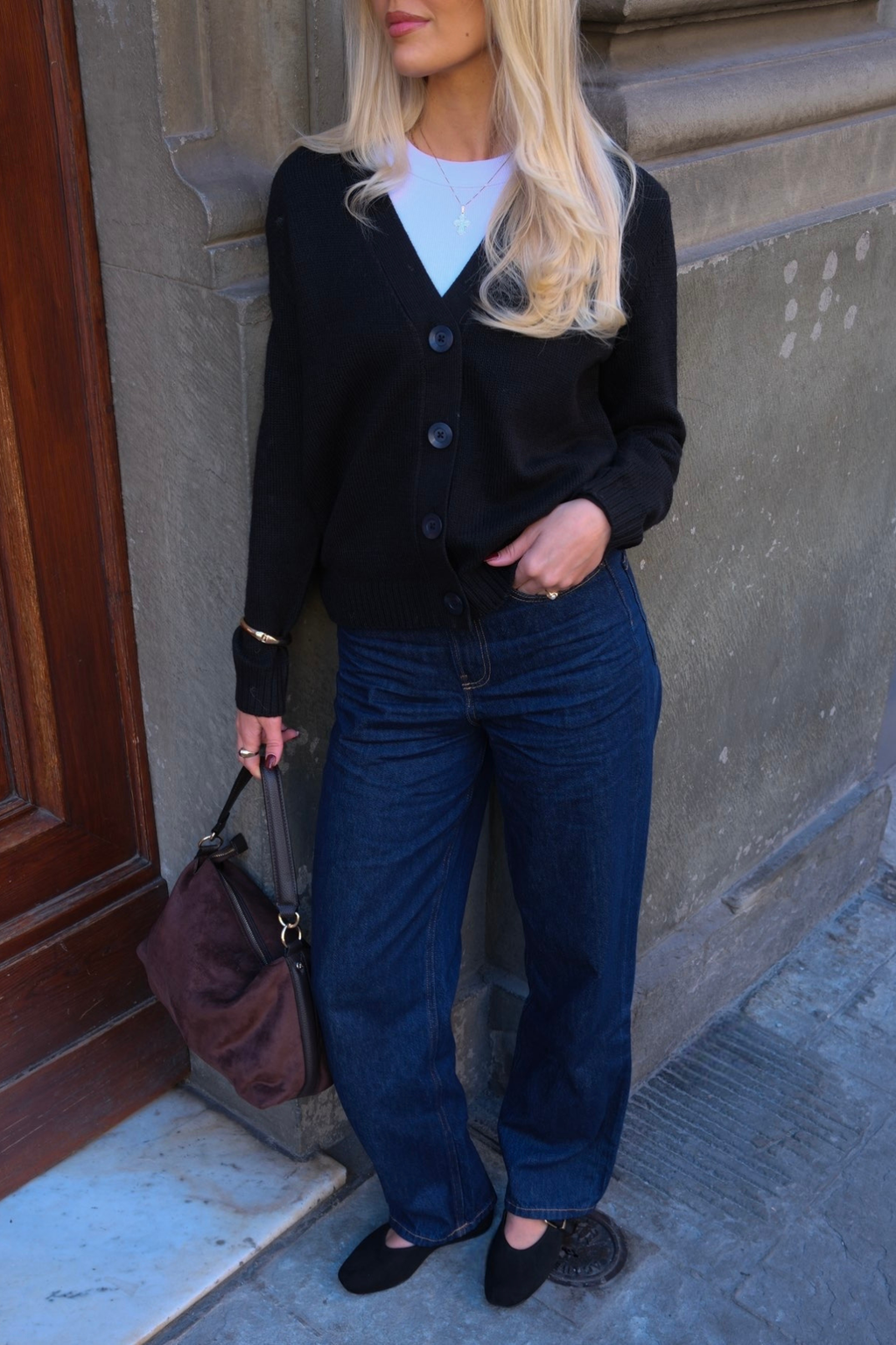 The Original Performance Wide Jeans - Dark Blue Denim