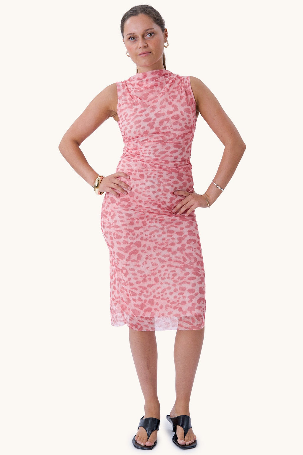 Robe Saga - Rose Poudré