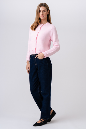 Emilie Knit Cardigan - Pink