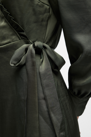 Robe enveloppante du piment - Kambaba