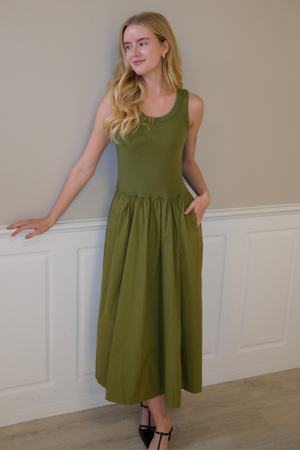 Hanna -jurk - groen