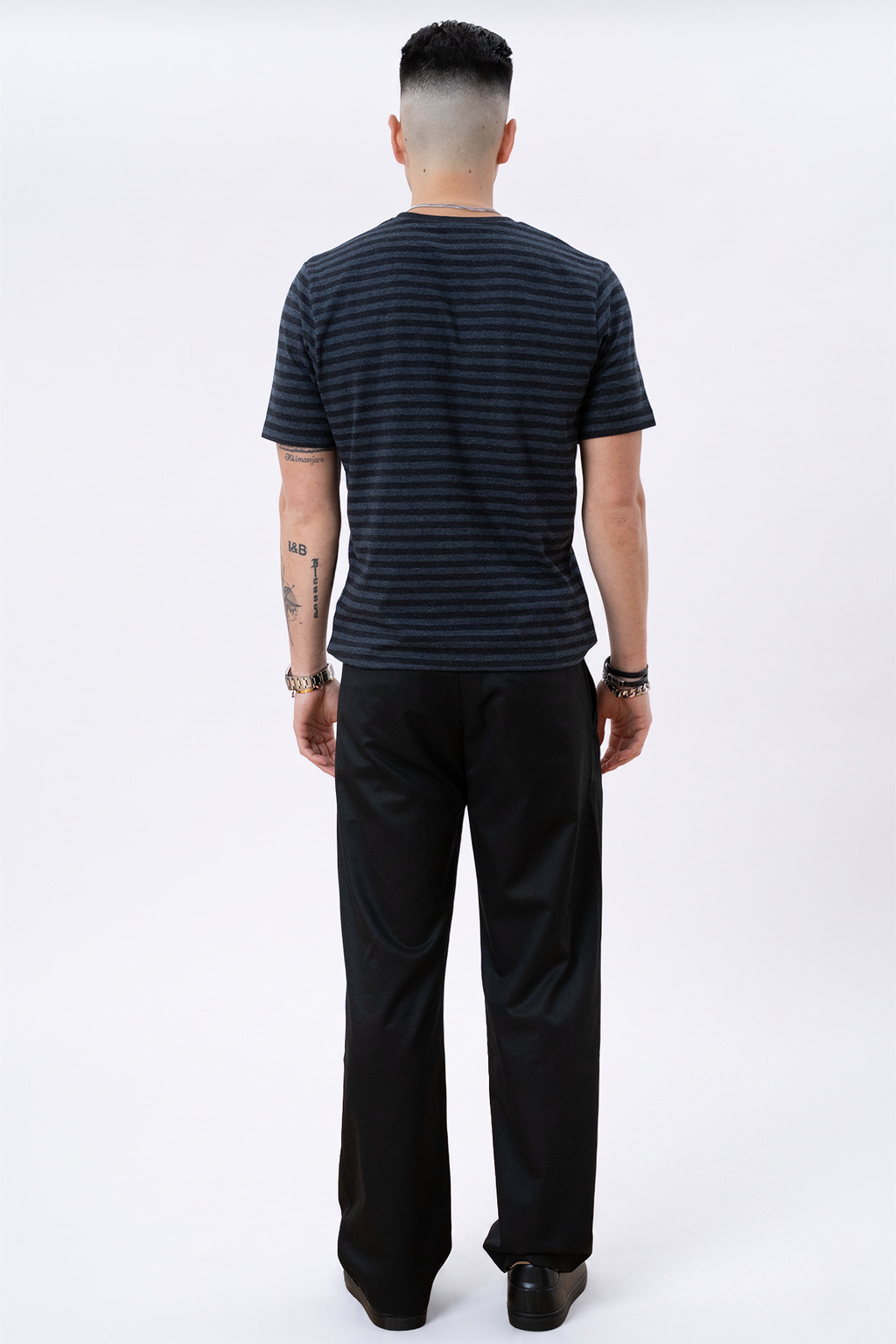 Nør Regade Stripe - Mottled Blue -Black