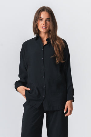 Mia Pants + Mia Shirt (Black) – Package Deal