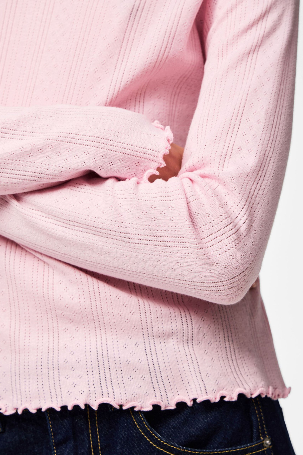 Haut Col Rond Marie - Spatule Rosée