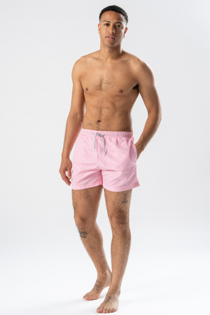 Zwemshort - Lichtrood/Wit