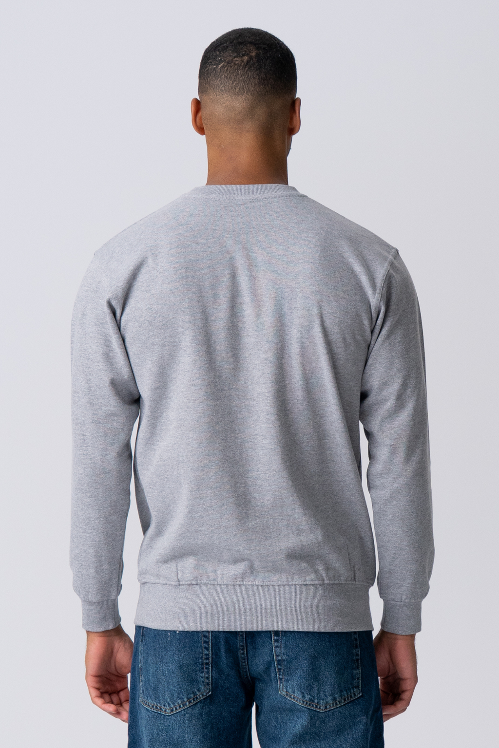 Essential Crewneck - Grey Melange