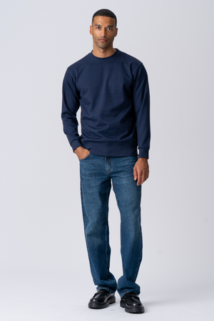 Essential Crewneck - Navy