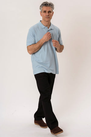 Basic Polo - Lichtblauw