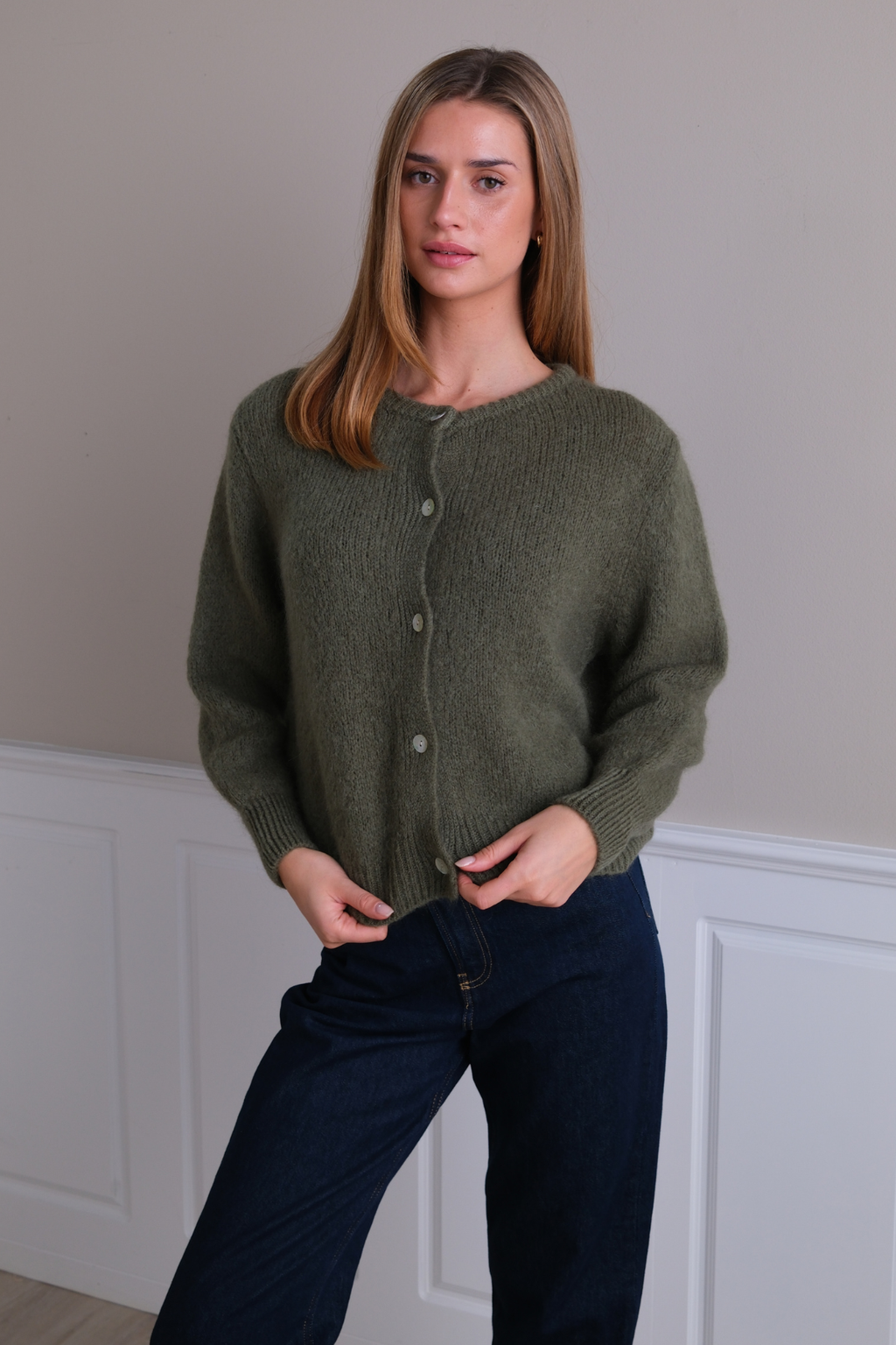 Cardigan Anna - Vert Foncé