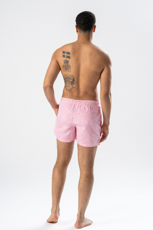 Zwemshort - Lichtrood/Wit