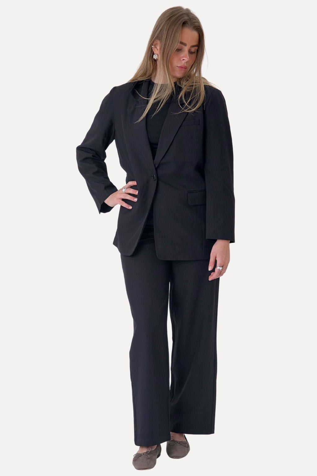 Blazer surdimensionné - noir