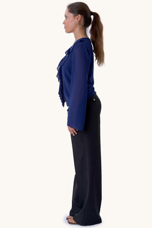 Alba Blouse - Navy