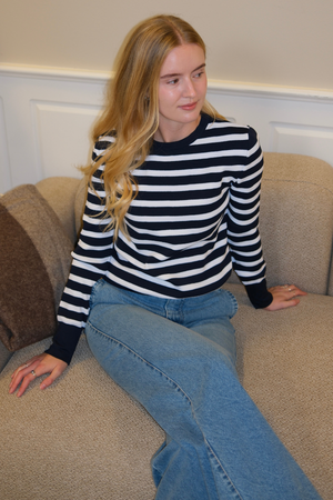 Maja gestreepte shirt - marine
