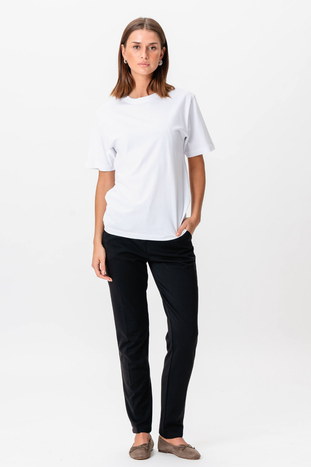 T-shirt surdimensionné - blanc