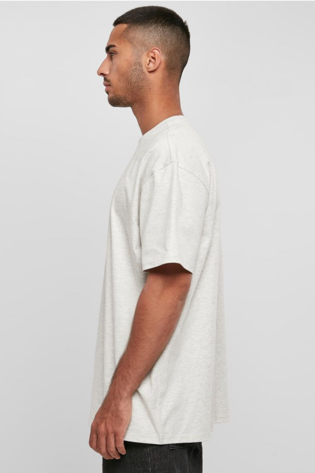 Lourd Oversized T-shirt - gris clair