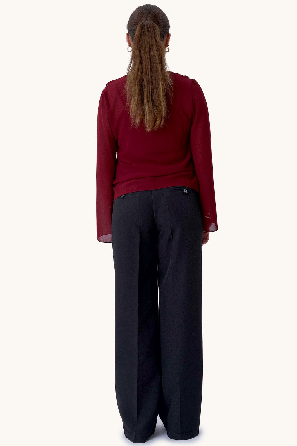 Alba Blouse - Bordeauxrood