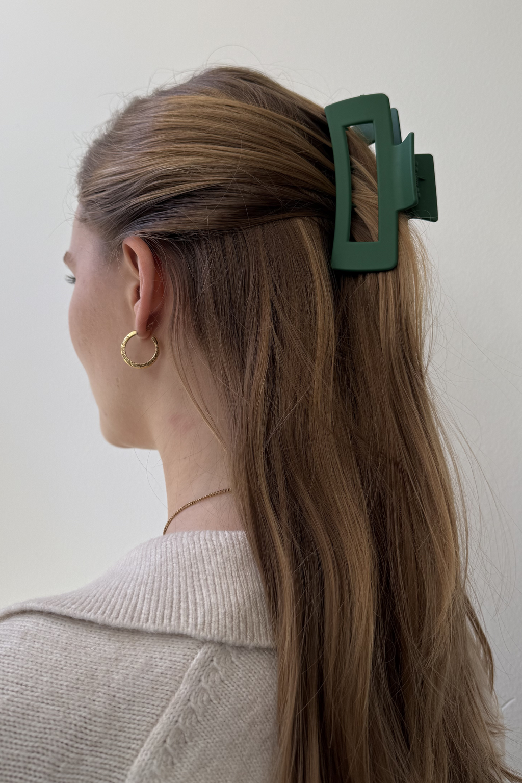 Lina Hair Clip - Green
