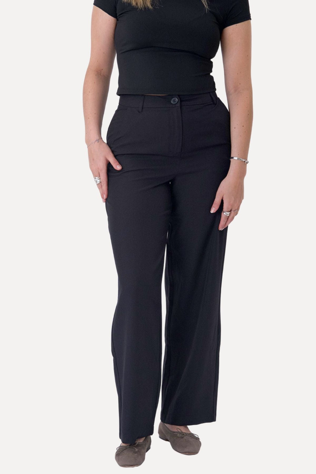 Klassiek pak Pants - Zwart
