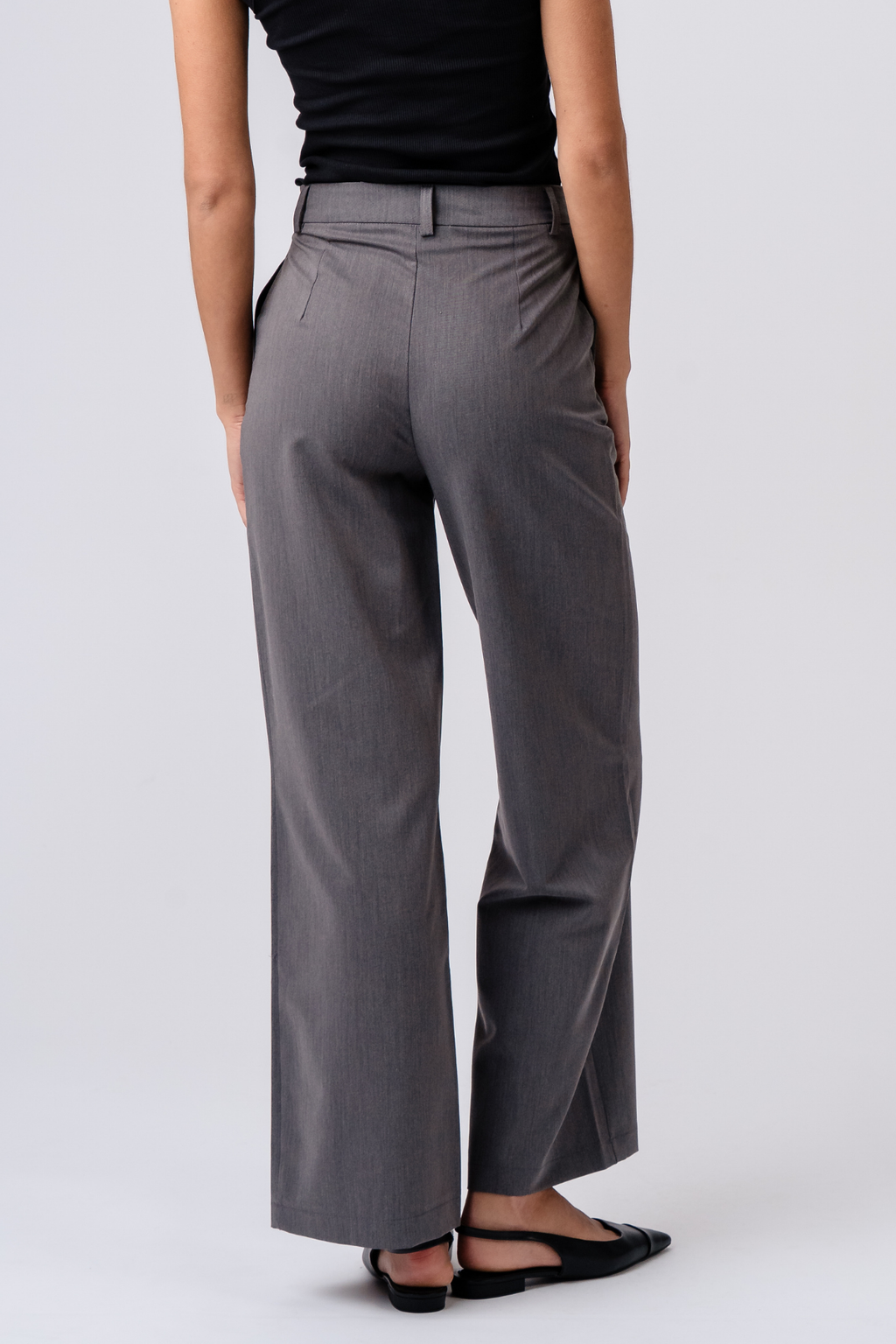 Rosalie Breed Pants - Grijs