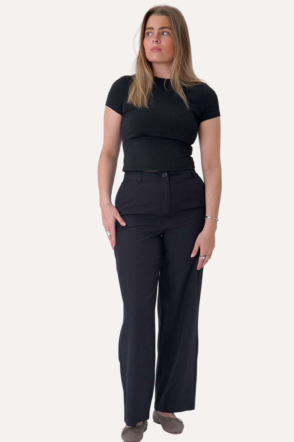 Klassiek pak Pants - Zwart