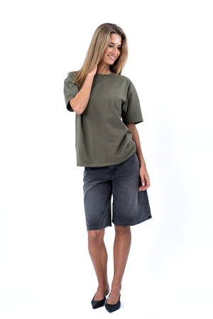 T-shirt Heavy Boxfit - Olive