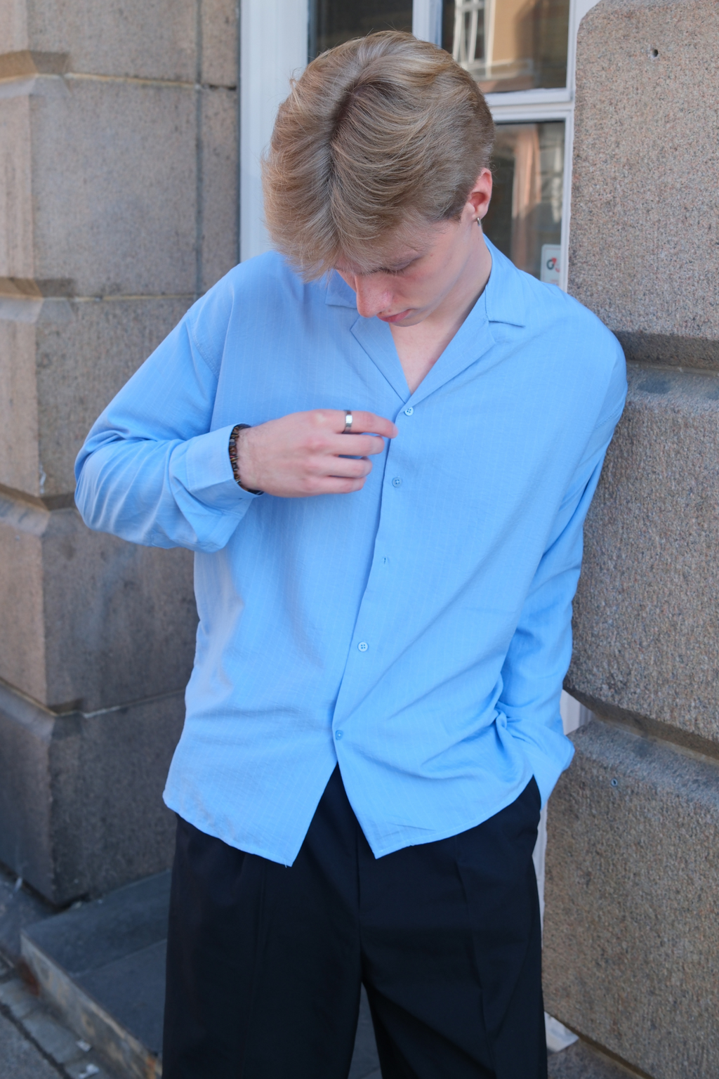 Antonio Shirt - Sky Blauw