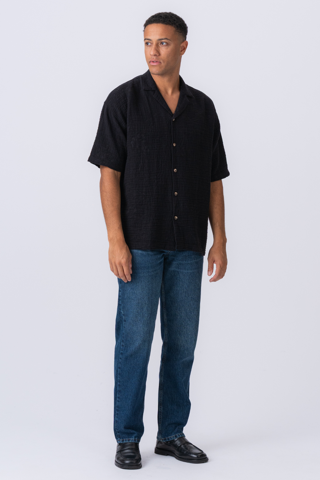 Short Sleeve Shirt - Black