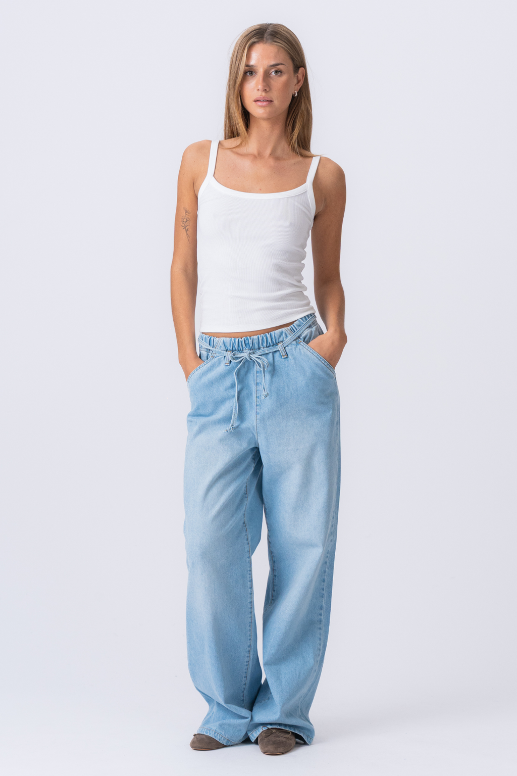 Nicole Baggy Jeans - Blauw