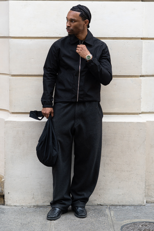 Short Zip Jacket - Black