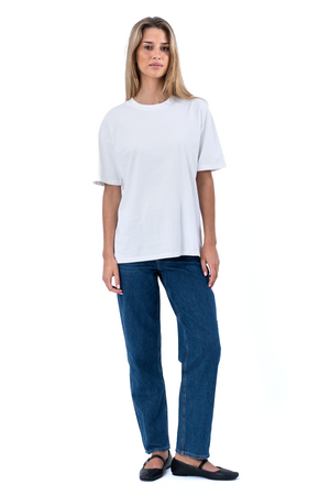 T-shirt Heavy Boxfit - Blanc