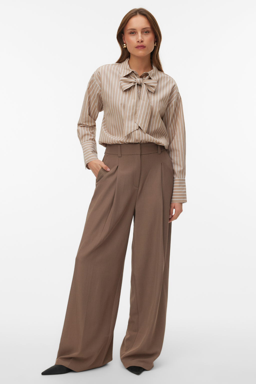 Islunn Bow Shirt - Zilver Mink Sneeuwwitje