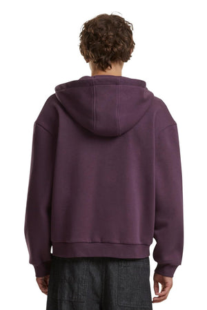 Sweat à capuche à zip quotidien - Purple