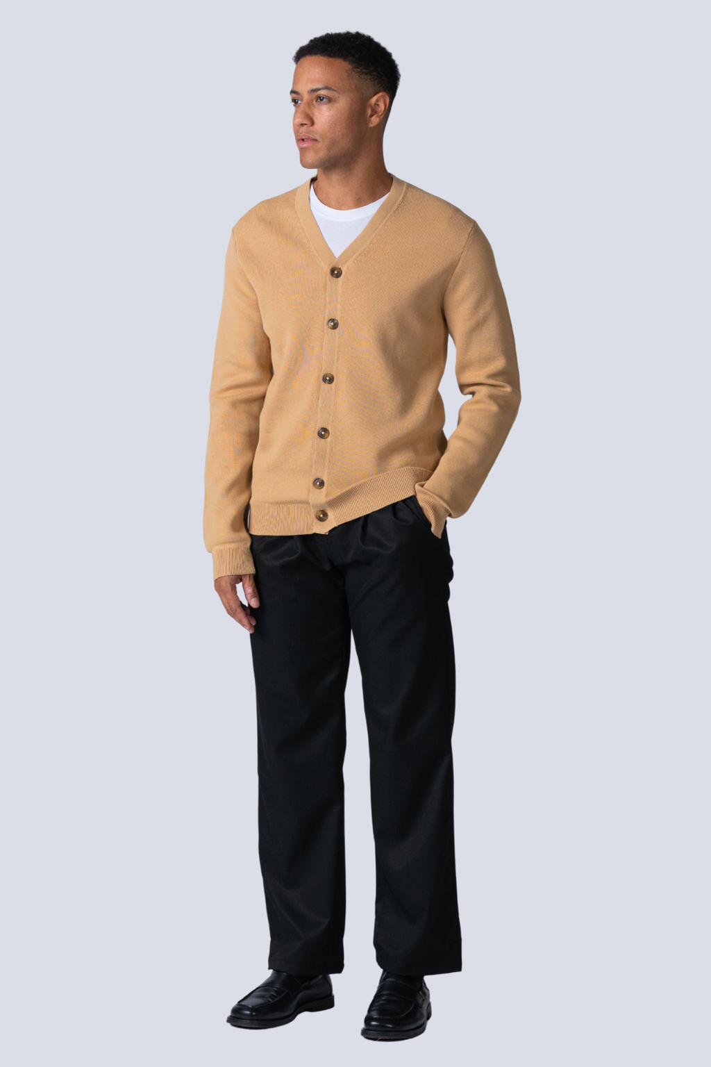 Milo Knit Cardigan - Sand