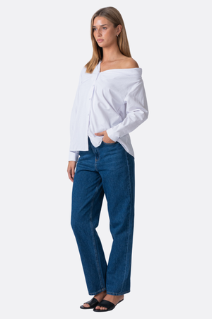Serena Oversized Shirt - wit