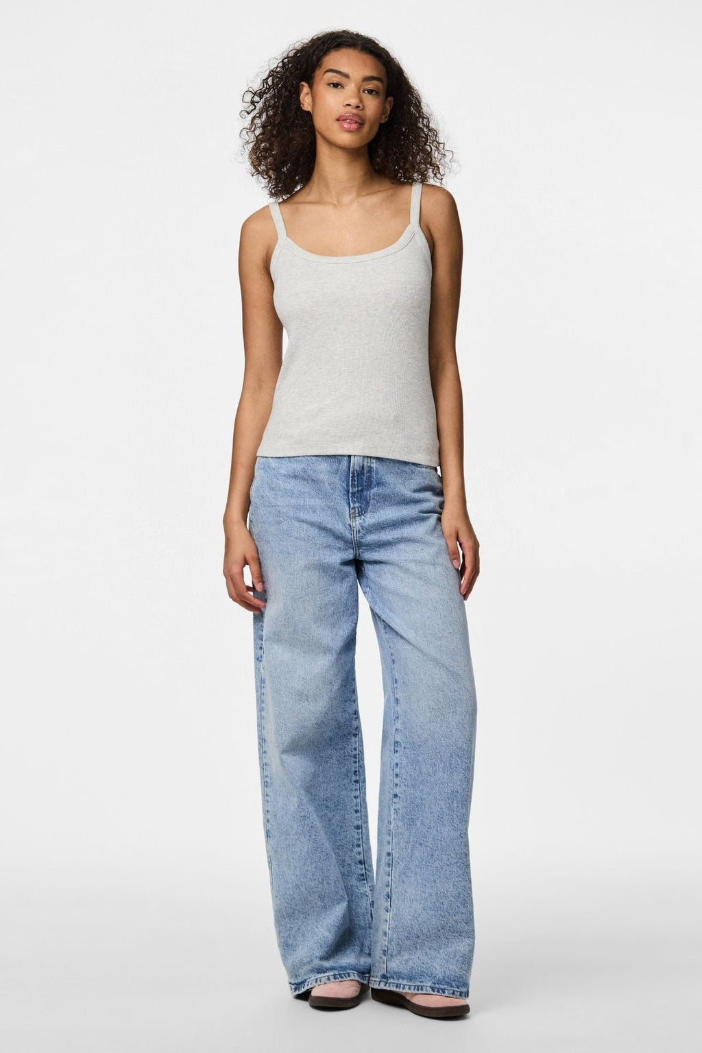 Kan de bovenste top - lichtgrijze melange