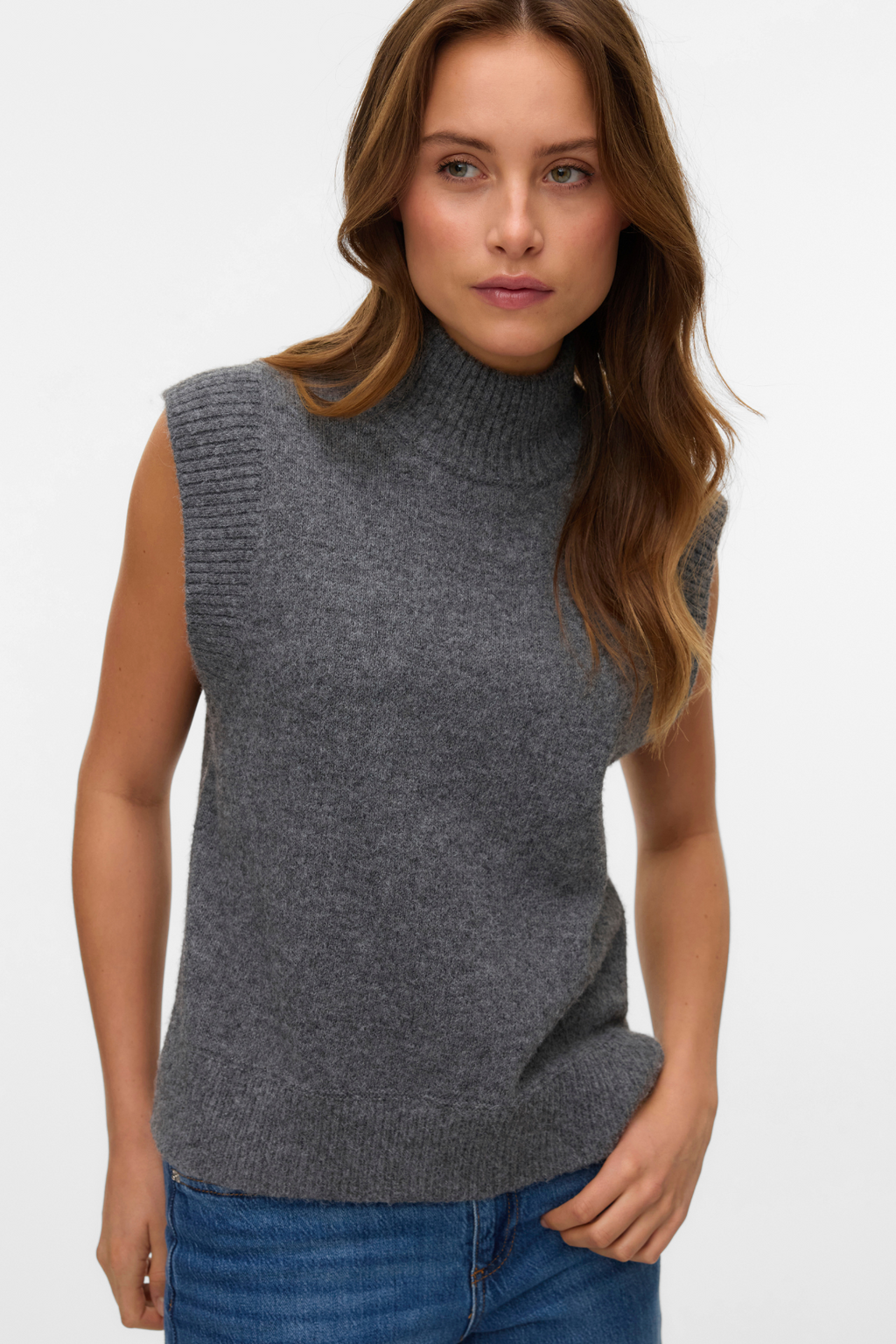 Wow Vest haut de gamme - mélange gris moyen