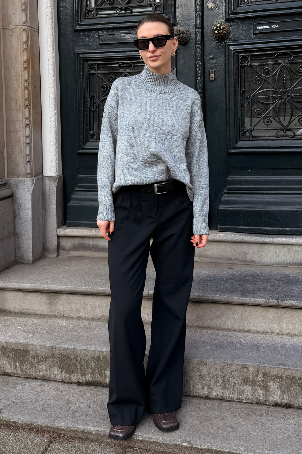 Emma Knit - Gris Clair Mélange