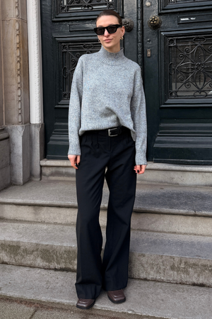 Emma Knit - Gris Clair Mélange