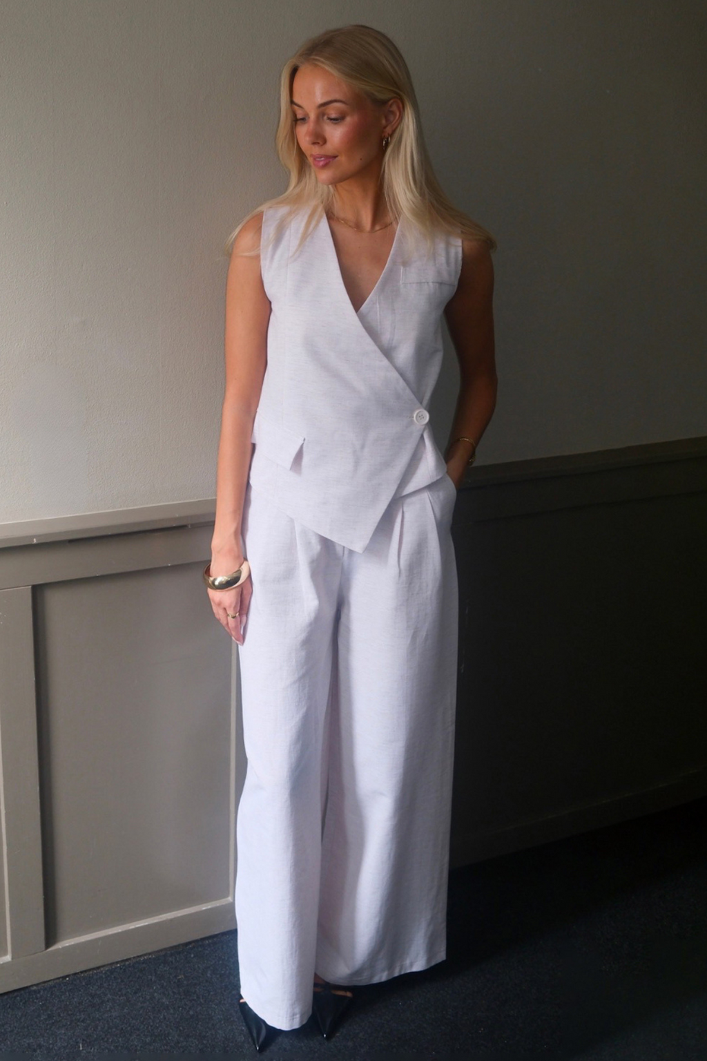 Melissa large Pants - Gris clair