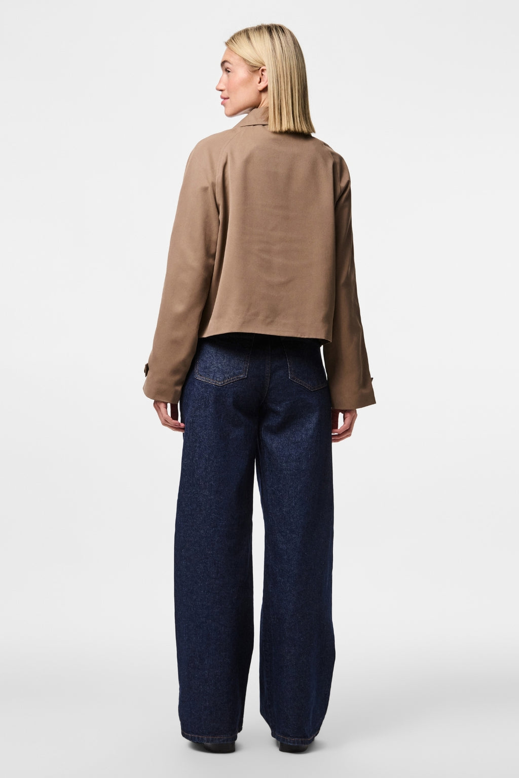 Trench court Scarlett - Lentille marron