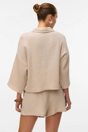 Natali Shorts - Zilveren voering