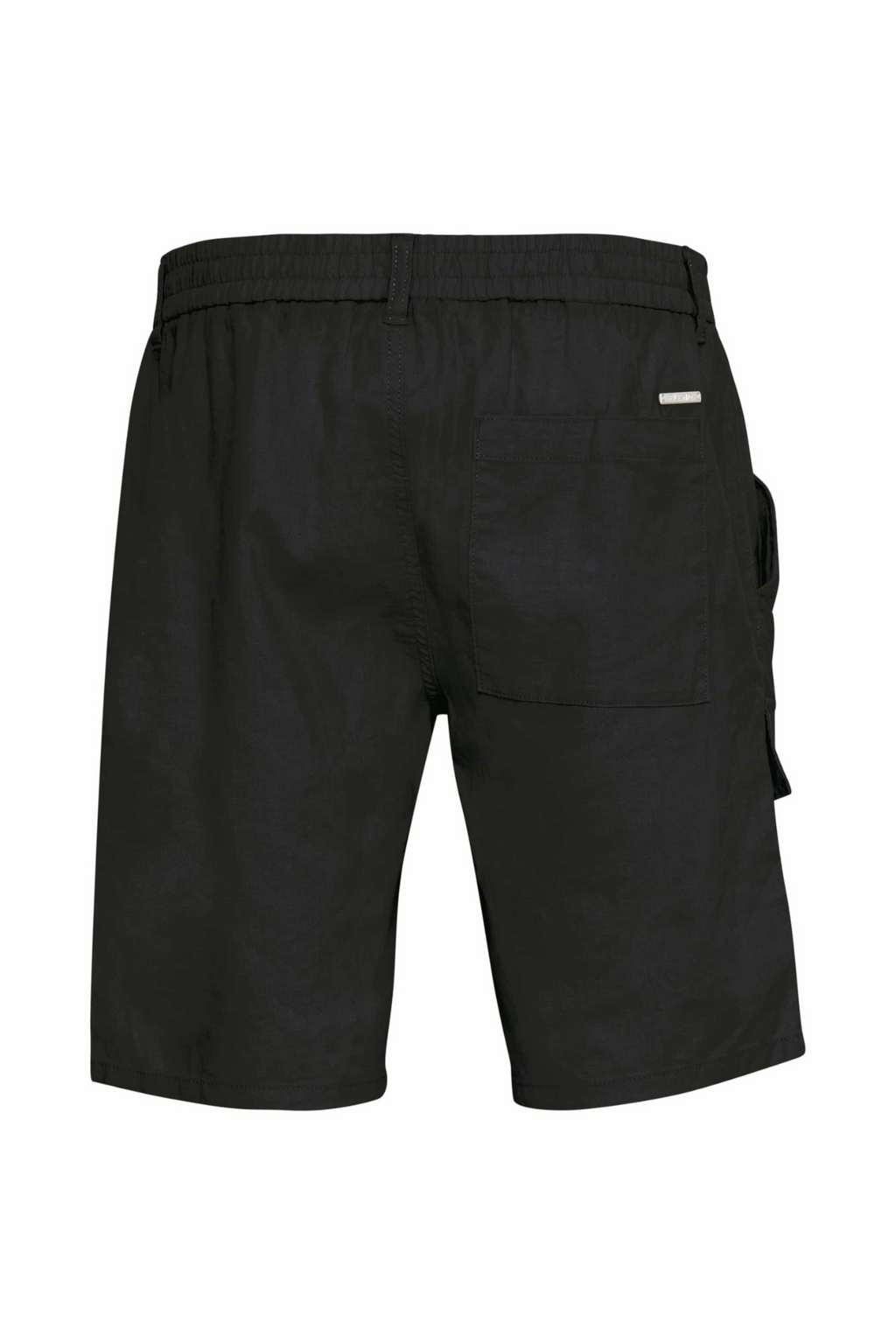 Cargo Linen Shorts - Noir