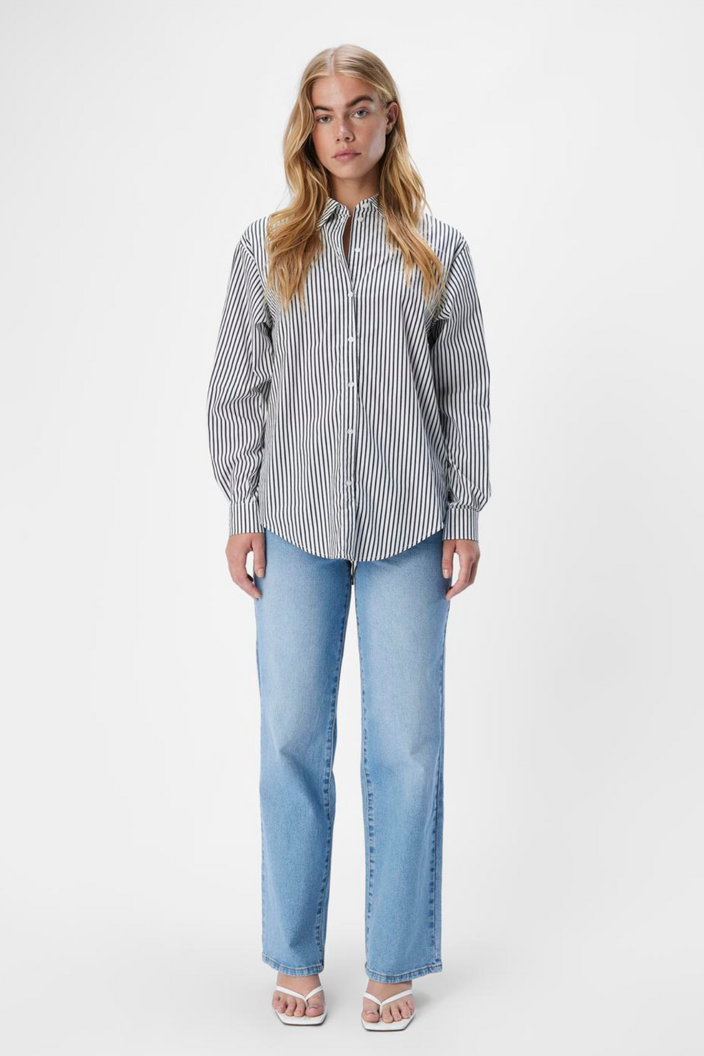 Tutta lo l/s shirt - zwart/wit