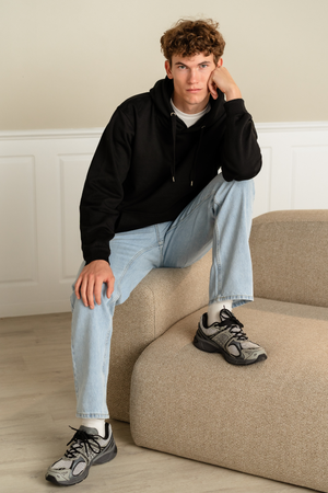 Relaxed Fit Jeans - Light Blue Denim