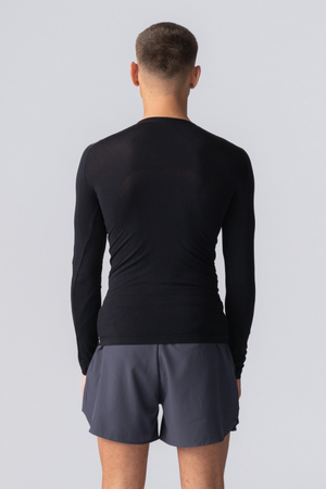 T-shirt à manches longues Prime - noir