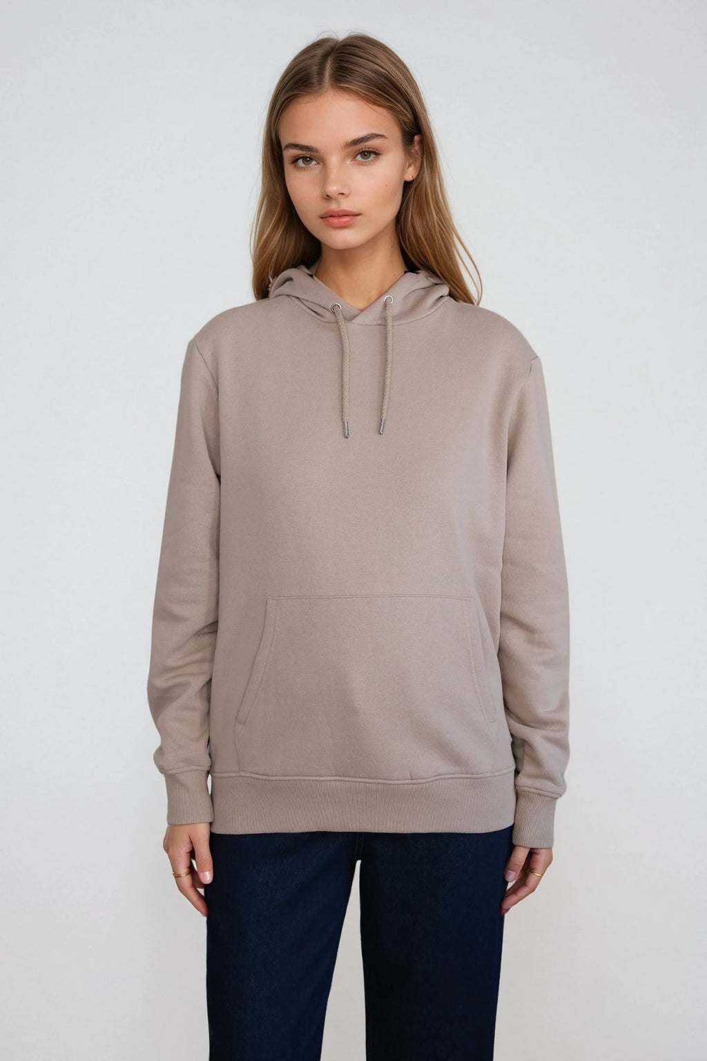 Sweatshirt Hoodie - Sand