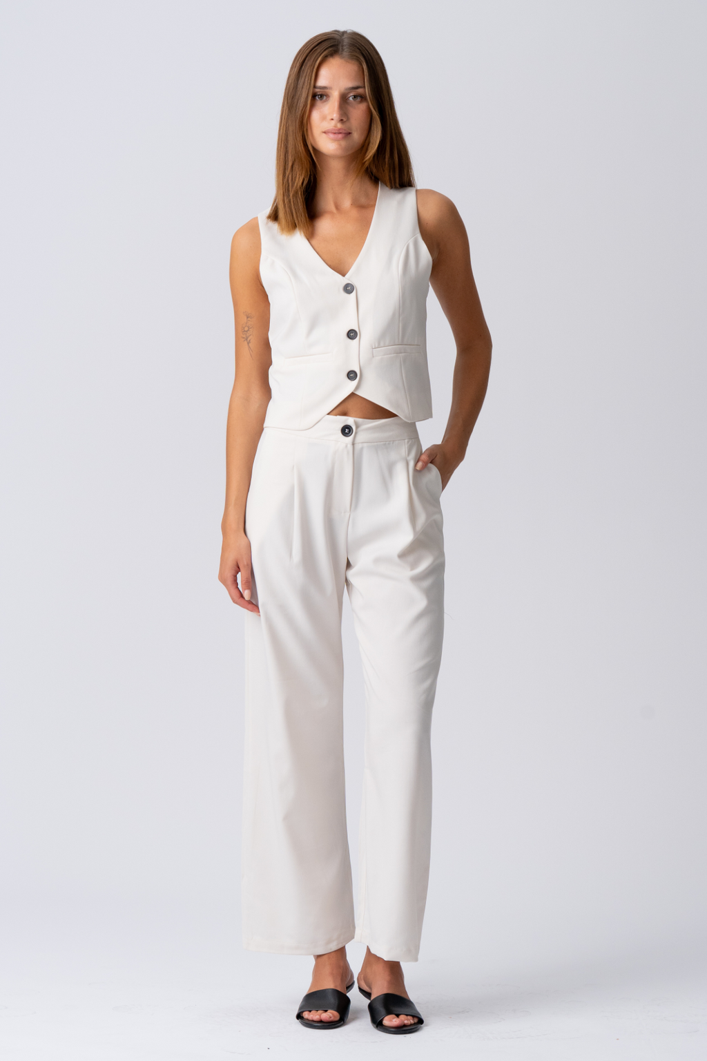 Gilet natalie et Pants (Black) - Forme de package