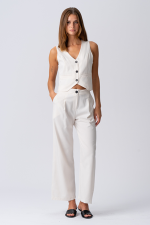Natalie Pants - Licht beige