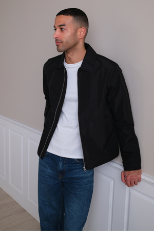 Short Zip Jacket - Black
